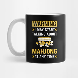 Warning Mahjong Majong Mah Jong Mah Jongg Mug